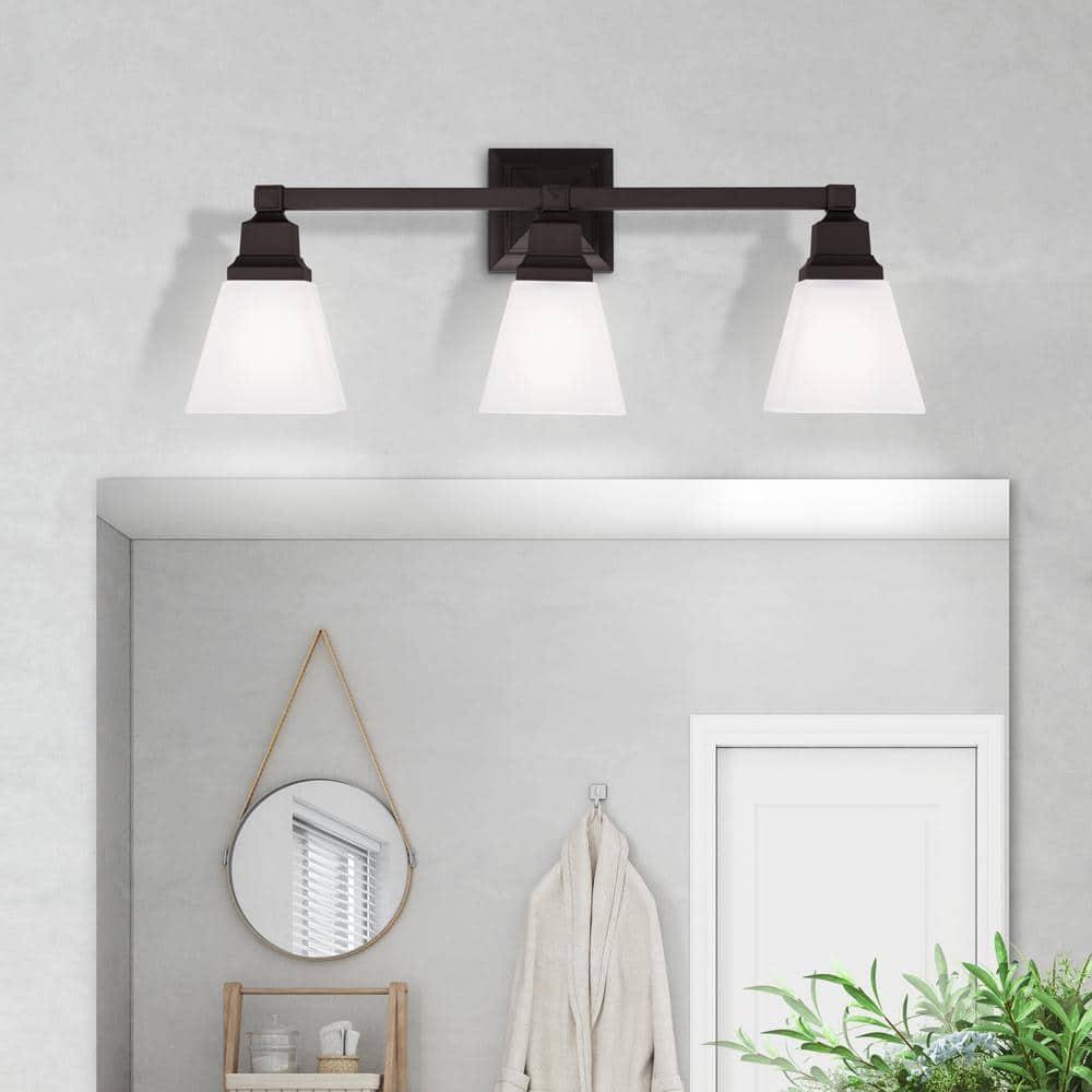 Livex Lighting Mission 3 - Light Vanity in  Bronze