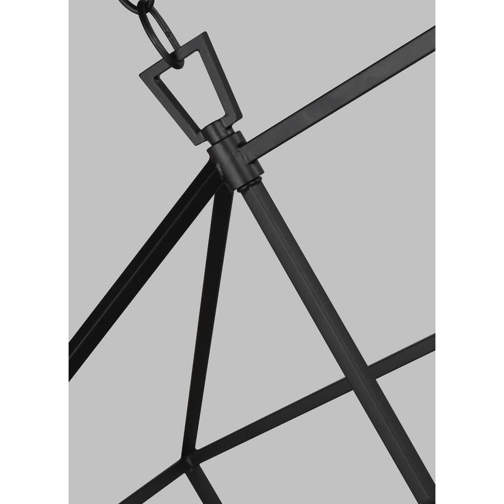 Gala Linear Chandelier - Black / 50"L