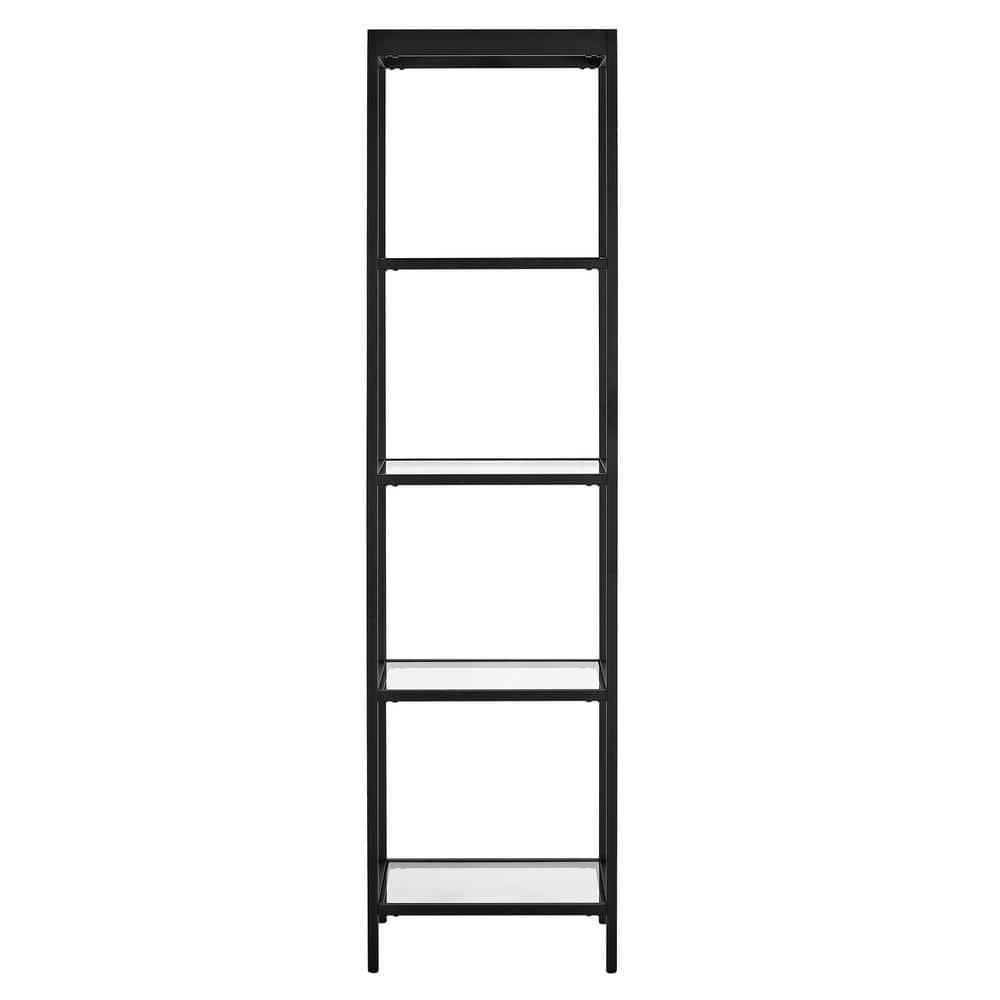 Blackened Bronze 70" Quintuple-Tier Rectangular Étagère