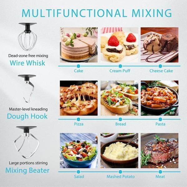 660W 10 Speed 6 Quart Tilt-Head Stand Mixer