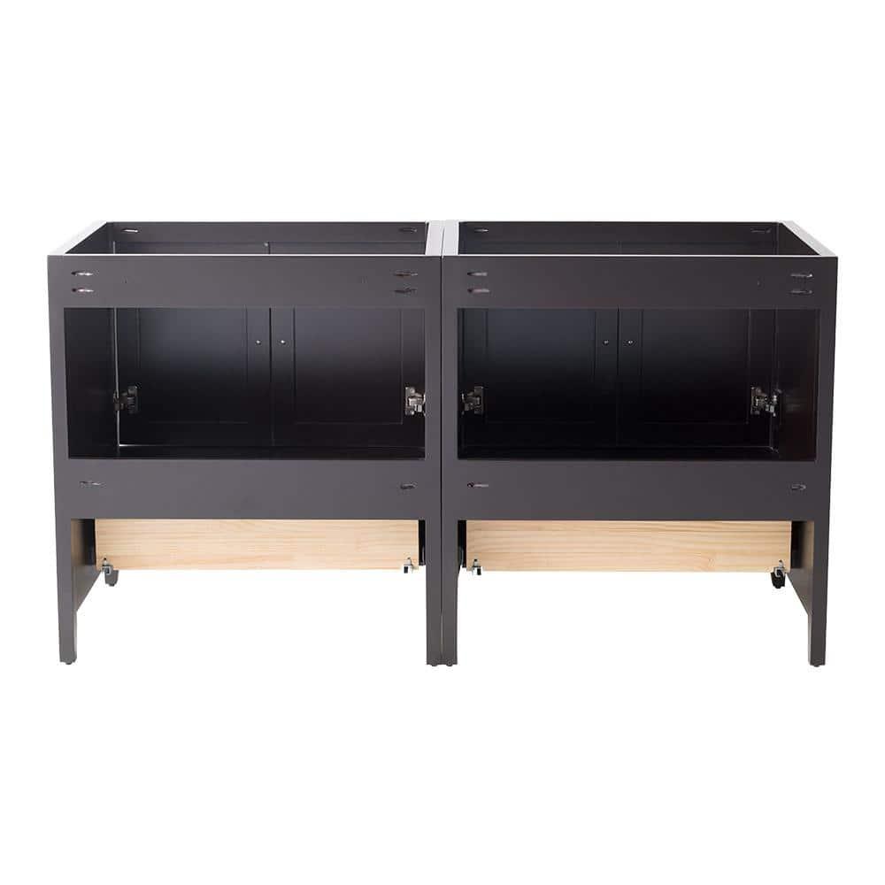 Fresca Oxford 59" Free-Standing Double Sink Bathroom Vanity Base Only