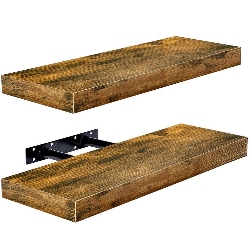 Sorbus Floating Shelves with Invisible Mounting Set of 2