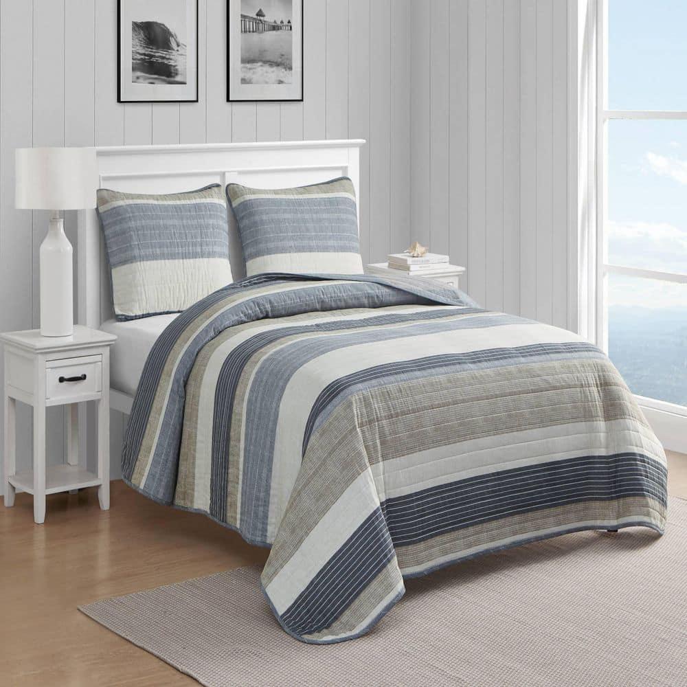 Nautica Nautica Ridgeport Cotton Reversible Quilt Set