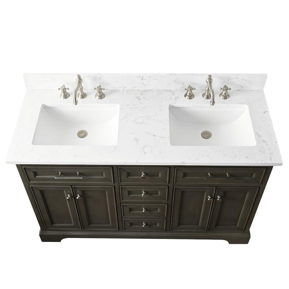 Thompson 54" Double Bathroom Vanity Set