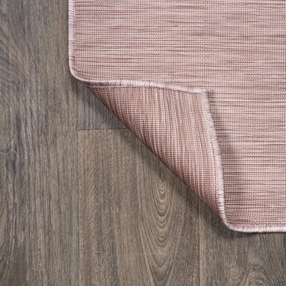 9'x12' Ethan Modern Flatweave Solid  Area Rug, Pink - JONATHAN Y