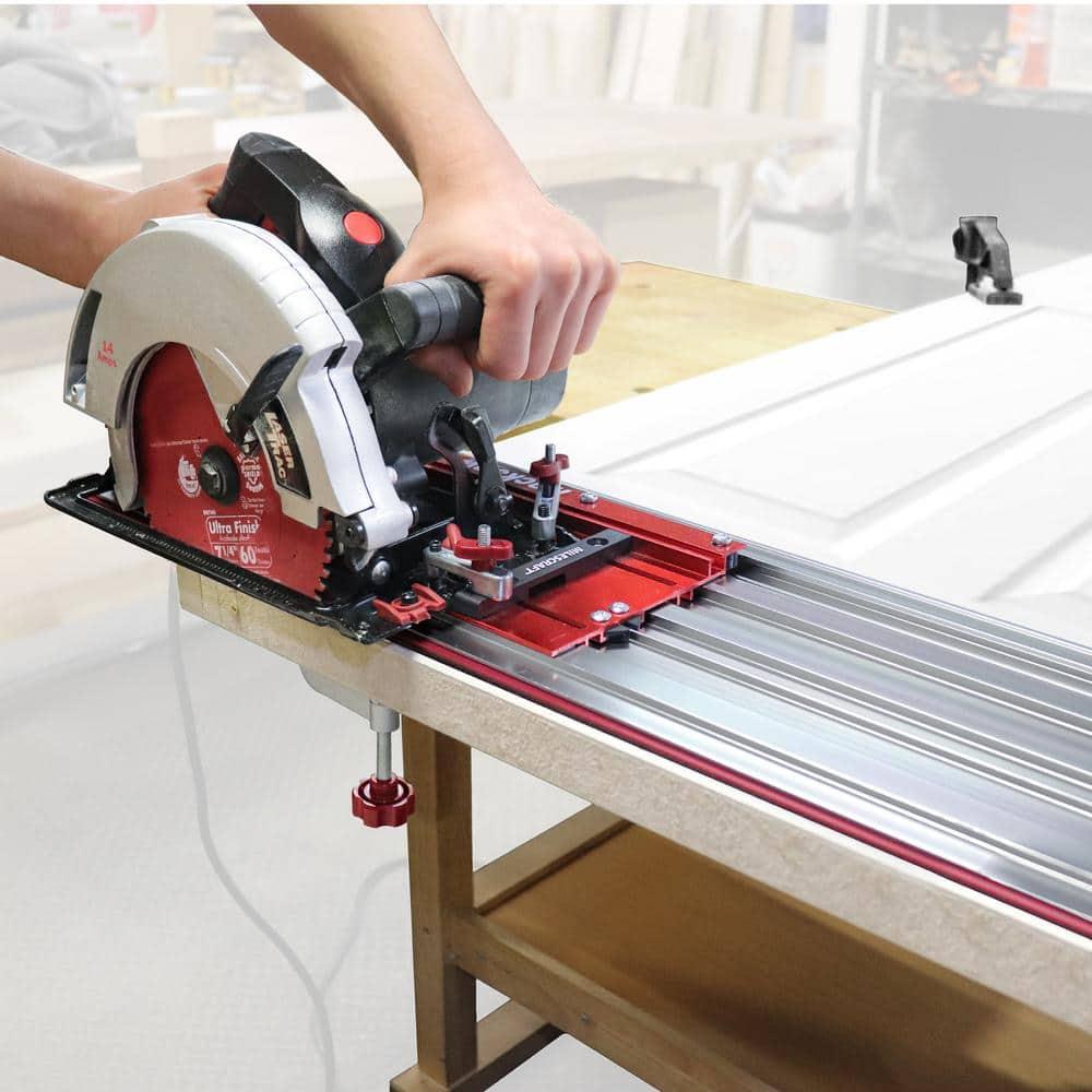 Milescraft Red and Silver Aluminum Track Saw Guide System
