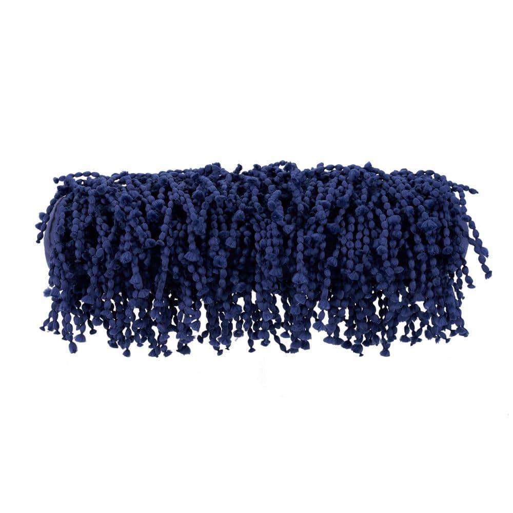 Mina Victory DC059-005020 Fringed Cotton Blend Reversible Throw Pillow