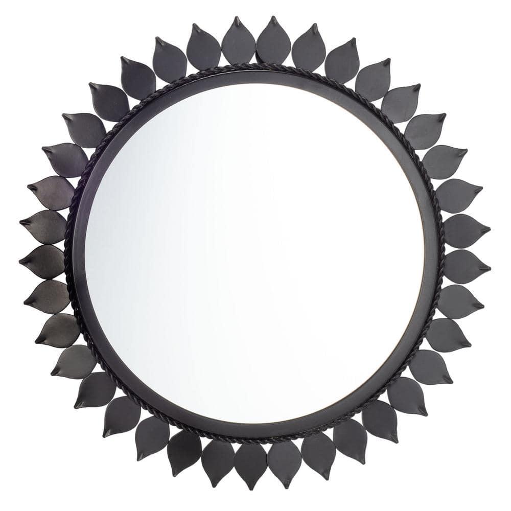 Nally Mirror - Matte Black - Safavieh