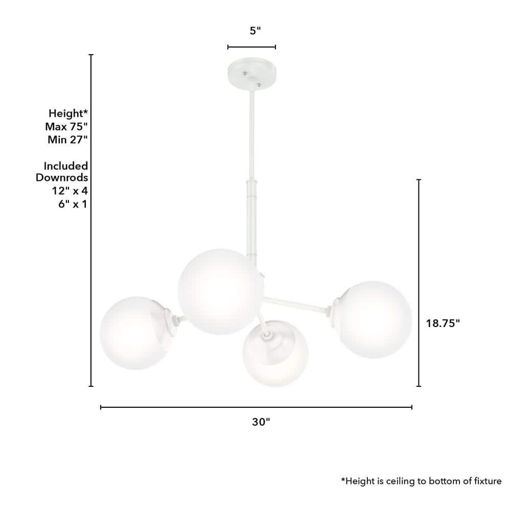 Hepburn 4 - Light Sputnik Sphere Chandelier