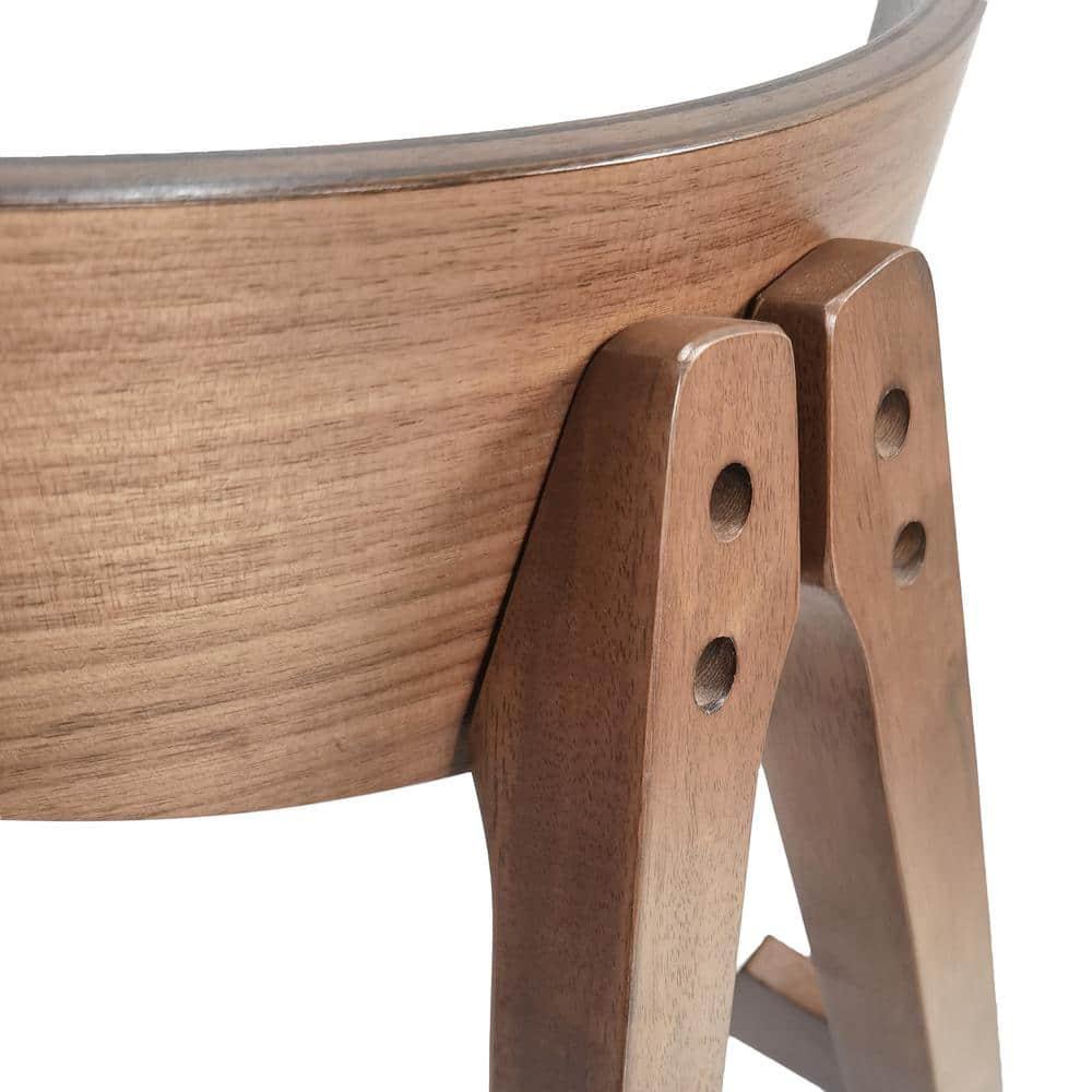 Noble House Marten Indoor Fabric Upholstered Wood Counter Stools, Set of 2, Light Beige