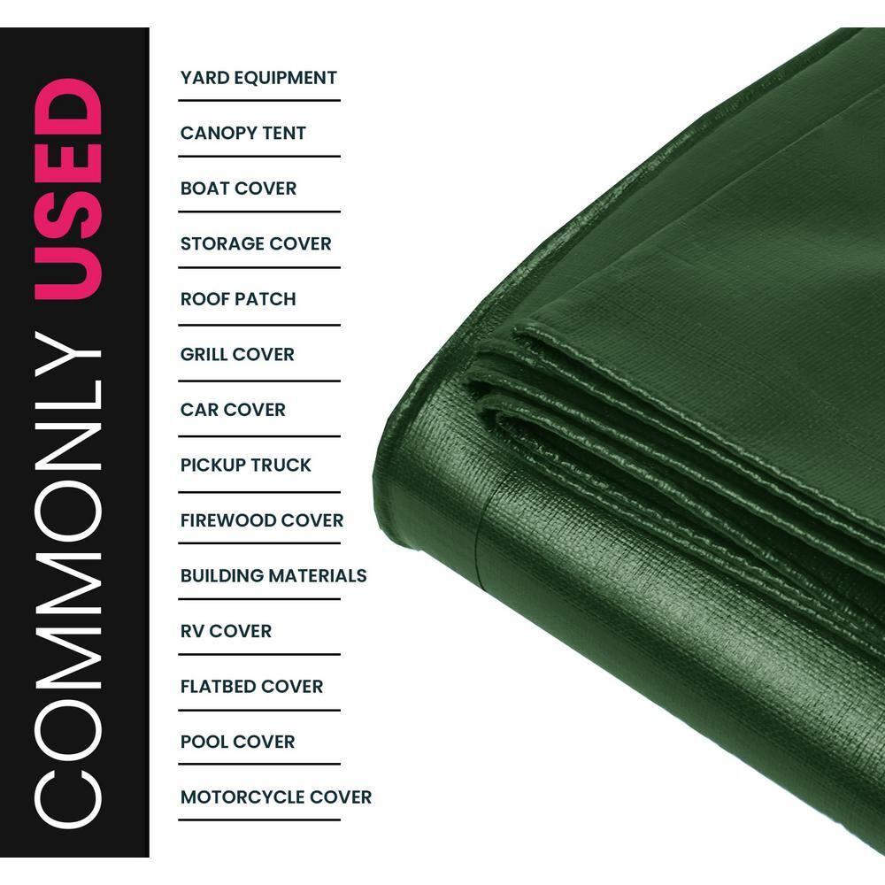 PROTARP 22 Mil Heavy Duty Polyethylene Tarp, Waterproof, UV Resistant