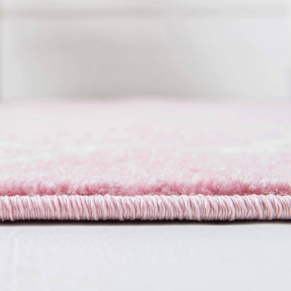Unique Loom 8' 0 x 10' 0 Trellis Frieze Light Pink Area Rug