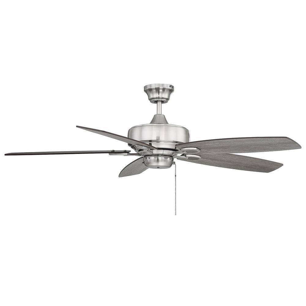 Wind Star 52" Ceiling Fan in Brushed Pewter