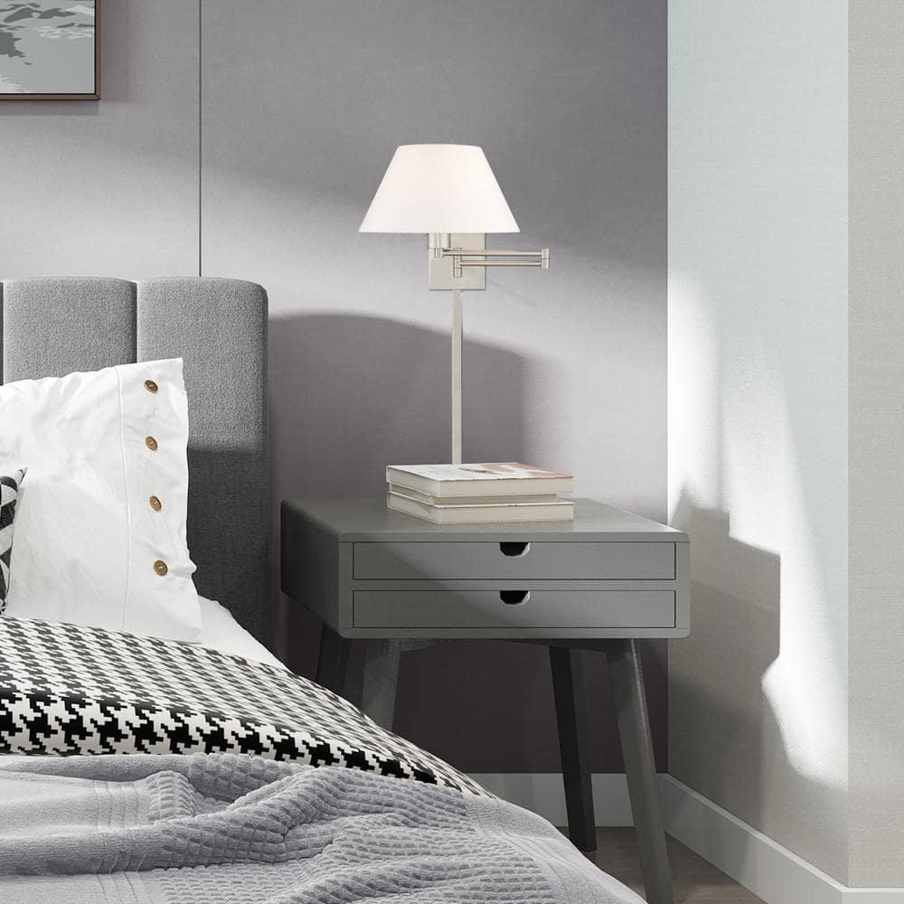 Livex Lighting 1 - Light Wall Light in  Brushed Nickel