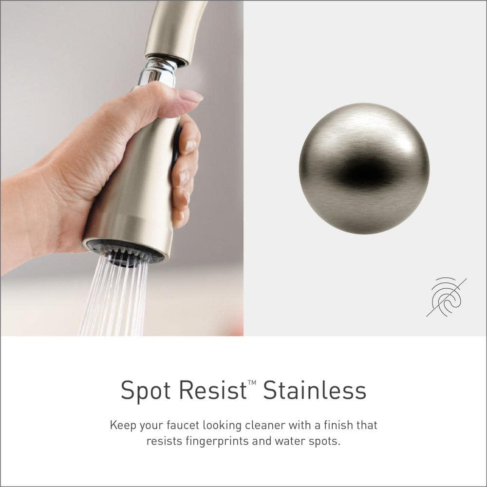 Moen Align MotionSense Wave Single Handle Spring Pulldown Kitchen Faucet with Power Clean Technology