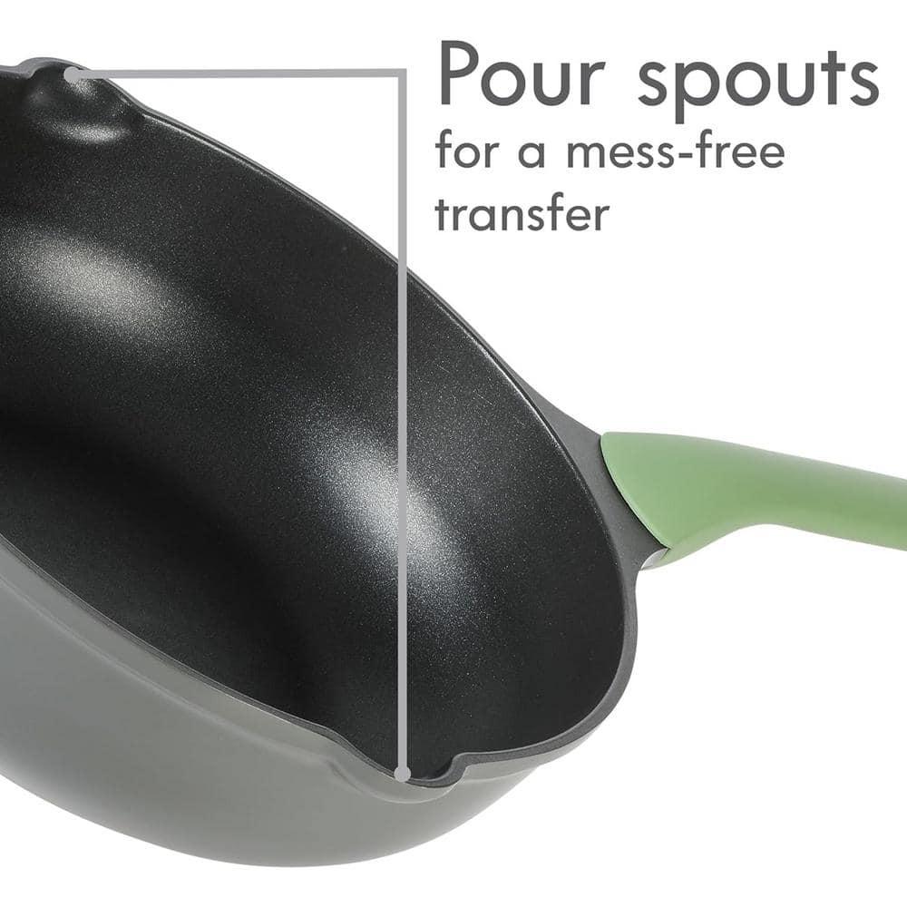 Kenmore Theodore 6 Quarts Non-Stick Aluminum Saute Pan with Lid