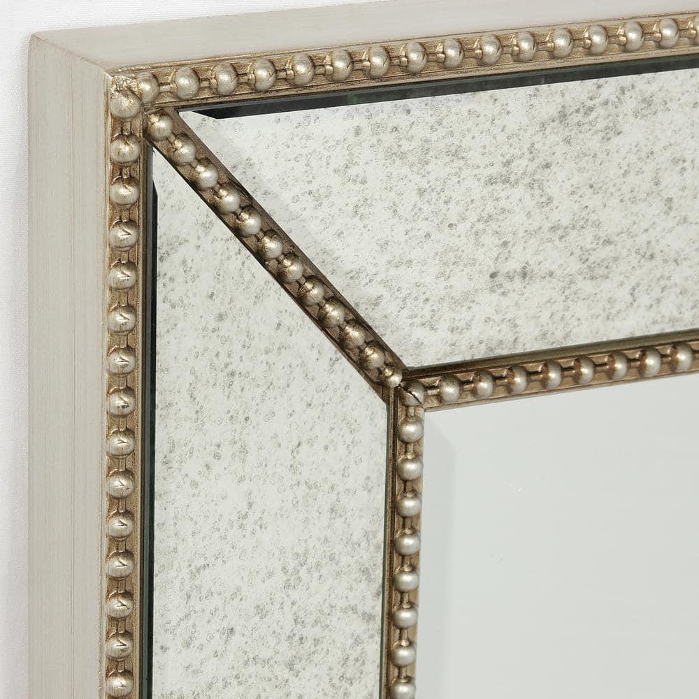 Empire Art Direct  Champagne Beed Beveled Rectangle Wall Mirror