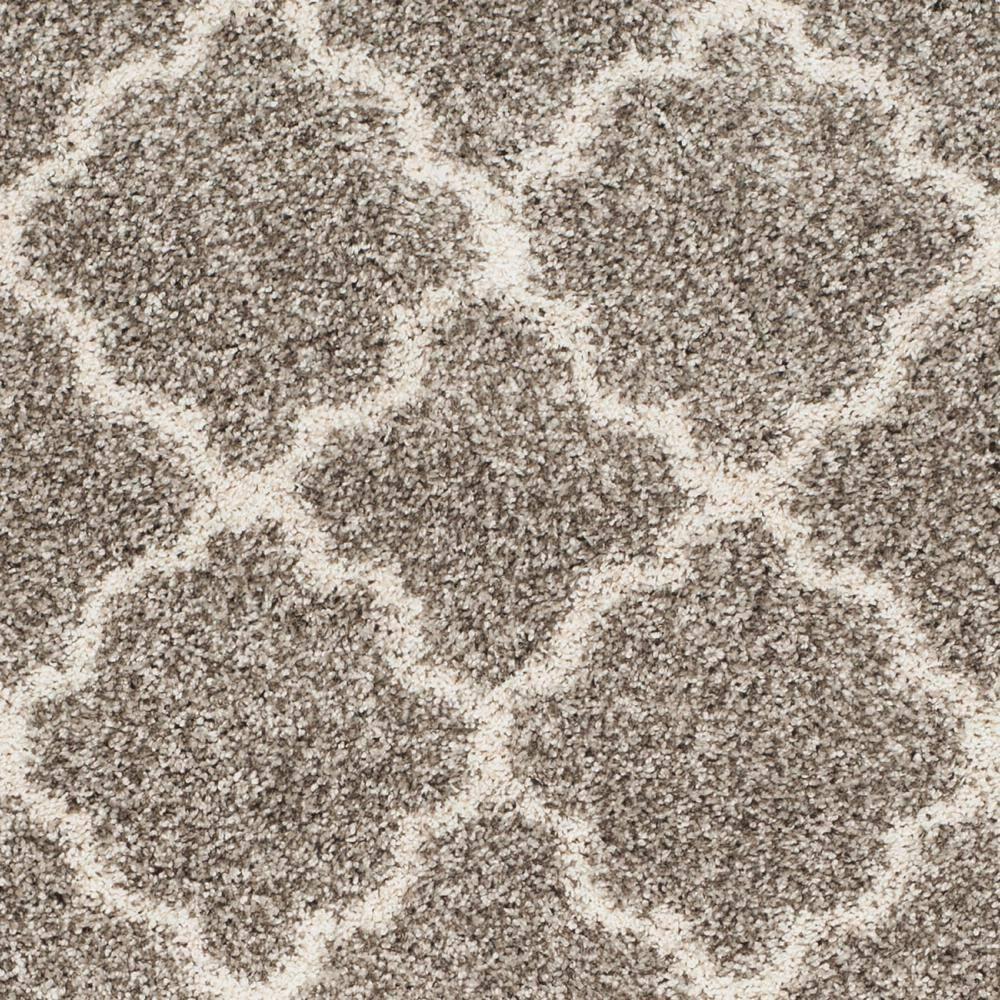 Hudson Shag SGH282 Power Loomed Indoor Area Rug - Grey/Ivory - 6'x9' - Safavieh