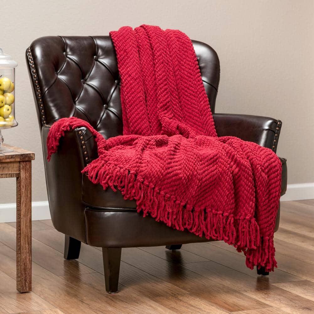 Chanasya Textured Knitted Throw