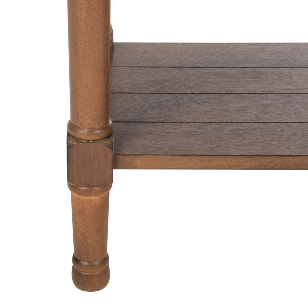 Primrose 3 Drawer Console Table - Brown - Safavieh