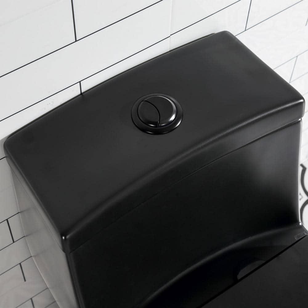 Greta Tornado Powerful Flush One-Piece Toilet, 1.28 GPF Elongated Floor Mounted