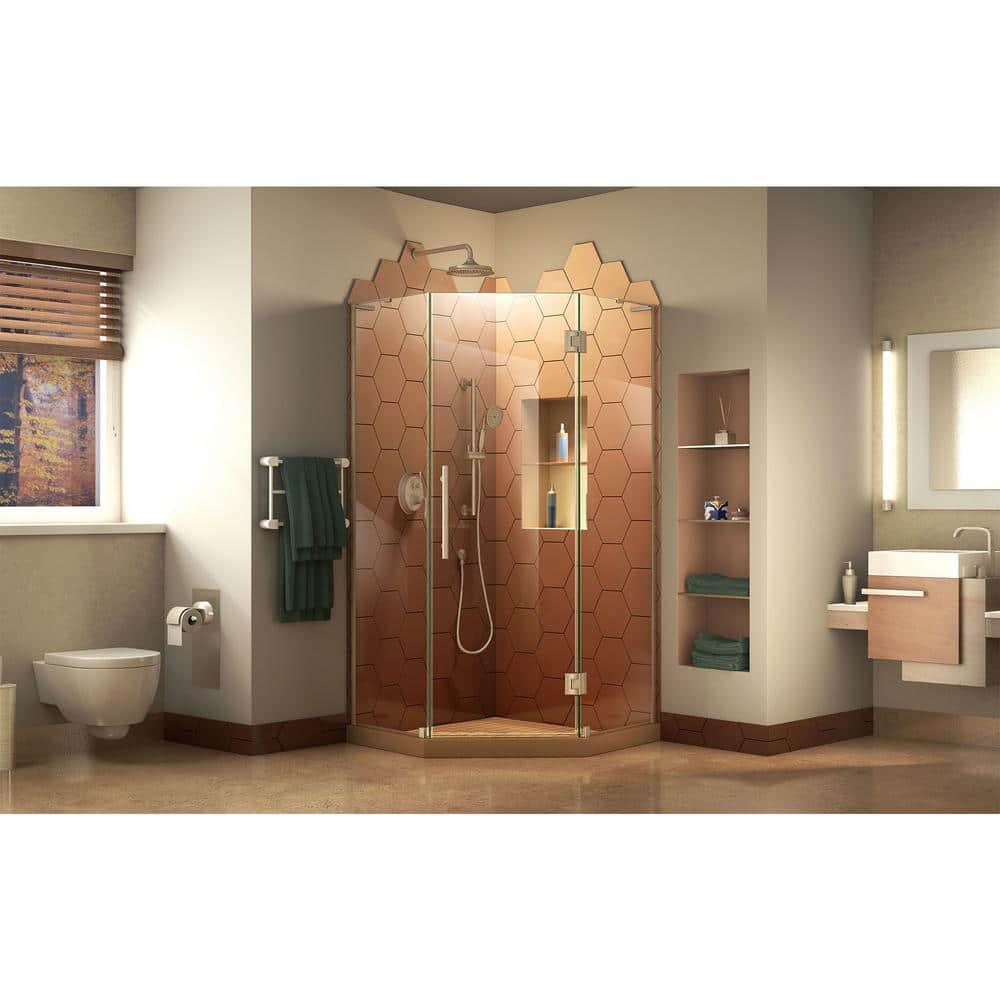 Prism Plus 34" x 72" Neo-angle Hinged Shower Enclosure