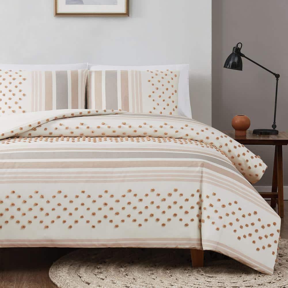 Plain Weave Geometric Shapes Duvet Cover Set