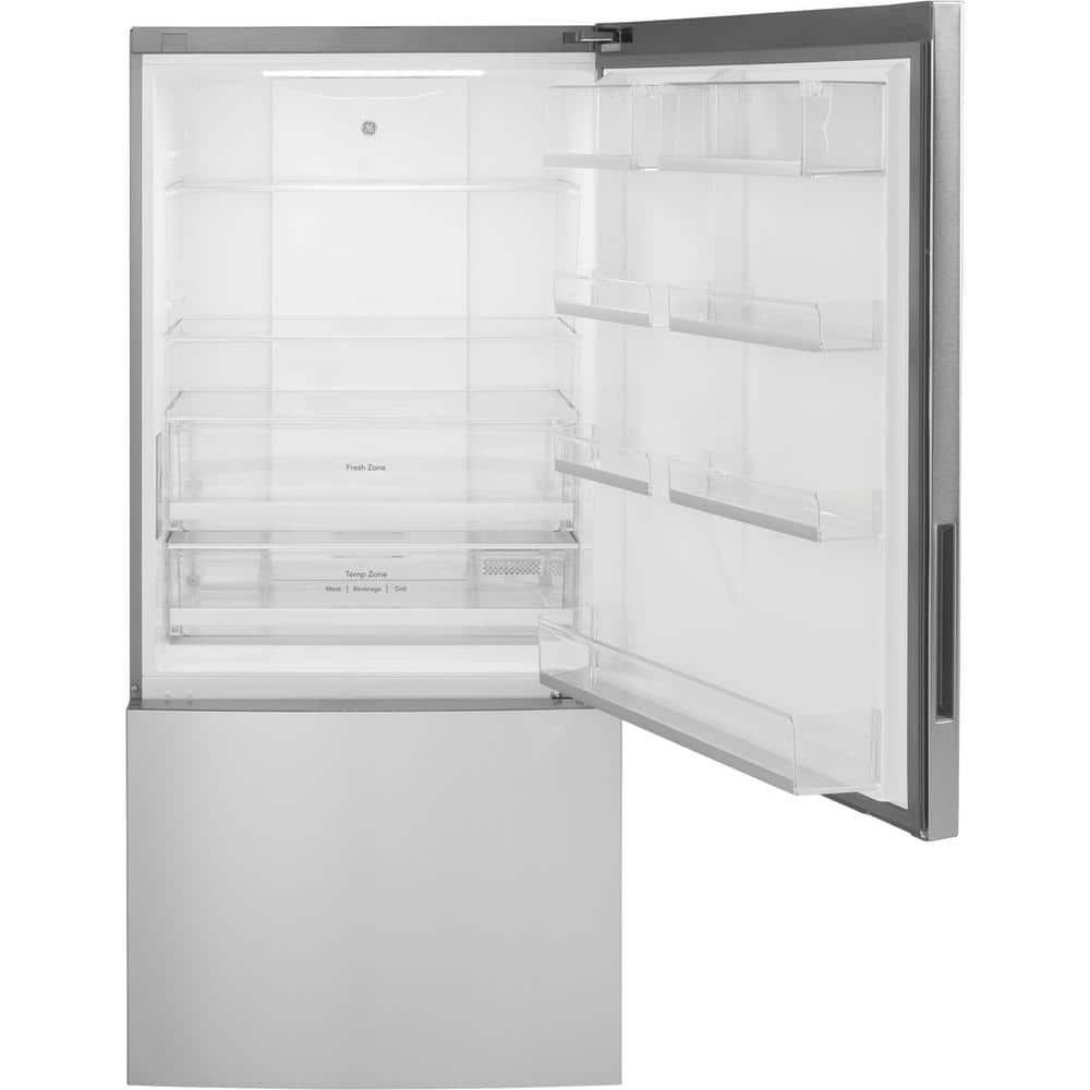 GE Appliances 31" Counter Depth Bottom Freezer 17.7 cu. ft. Refrigerator GBE17HYRFS