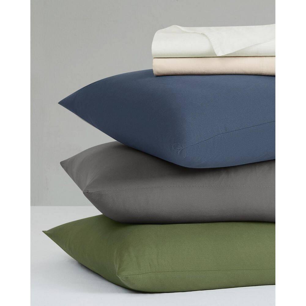 Brooklyn Loom Full 4pc Essential Cotton Sheet Set Green