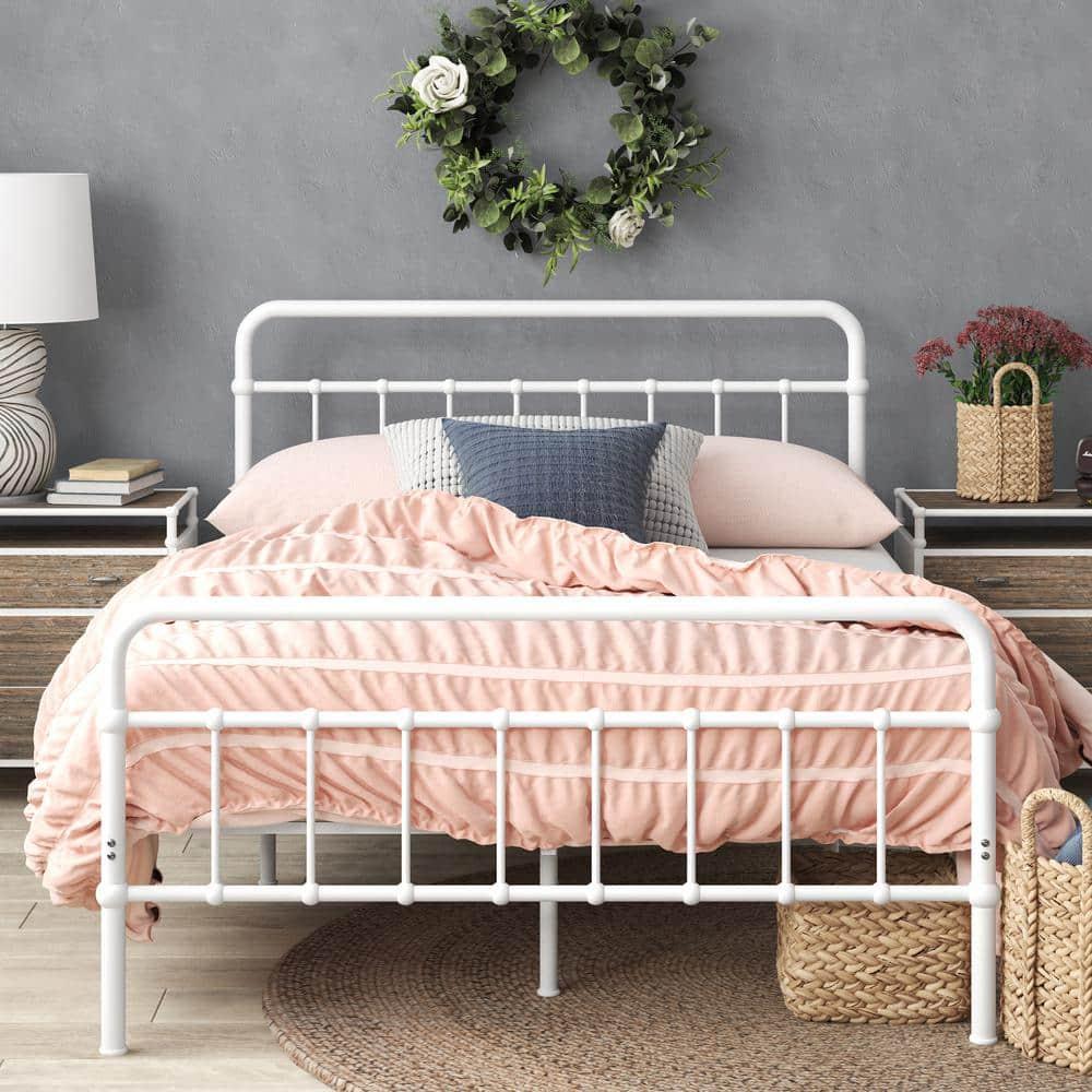Zinus Florence 42" Modern Farmhouse Metal Platform Bed