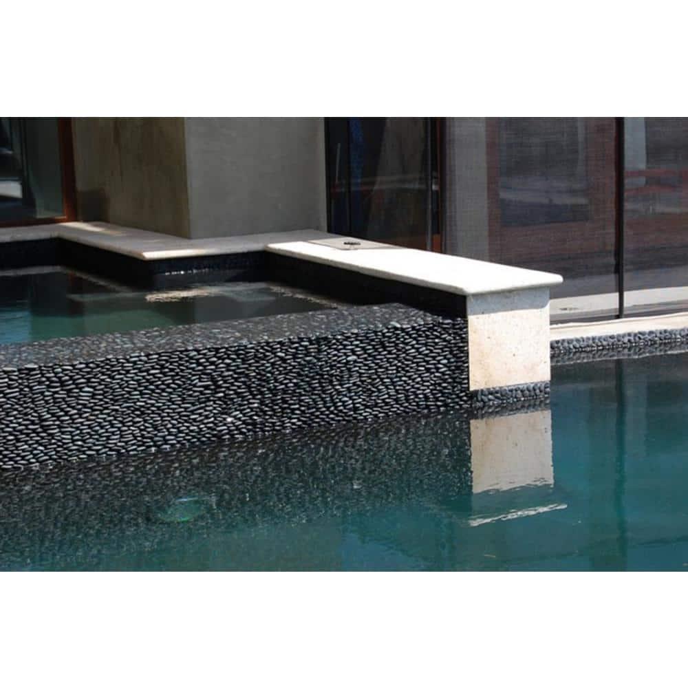 Rain Forest Stacked Tan Pebble Tile 12" x12" (5.0 Sq. ft. / Case)