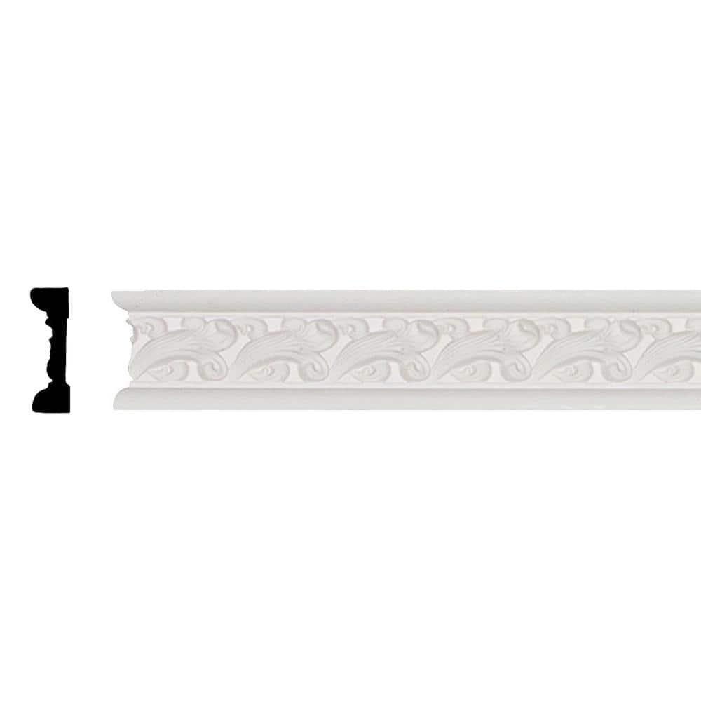 Ekena Millwork Kinsley 2.25'' H x 94.5'' W x 0.75'' D Urethane Chair Rail
