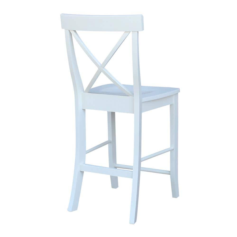 International Concepts X-Back Counter Height Stool - 24" Seat Height