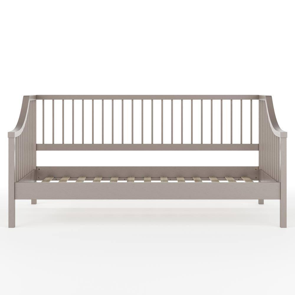 Martha Stewart Martha Stewart Neely Wooden Platform Daybed With Spindles And Wood Slat Foundation