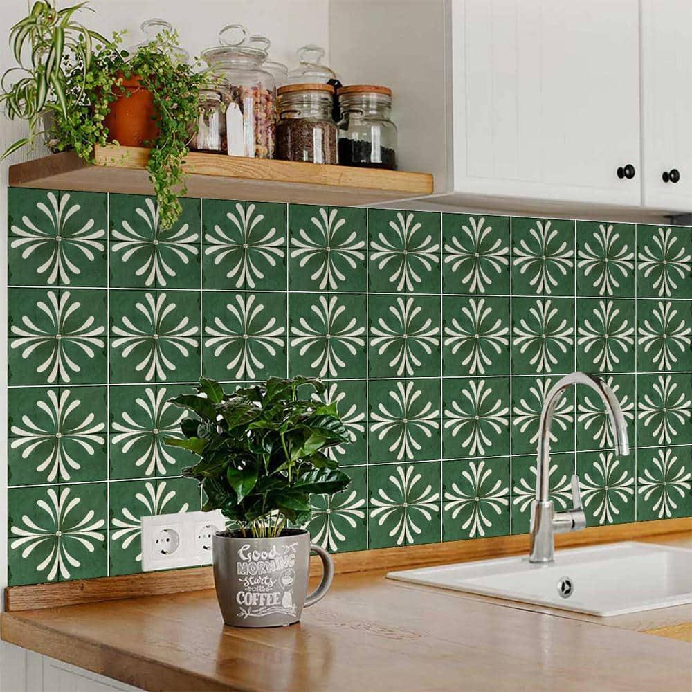 Mi Alma 8'' W x 8'' L Vinyl Peel and Stick Mosaic Tile (Set of 24)