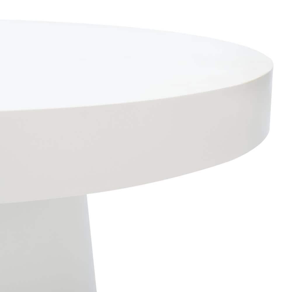 Jaria Faux Concrete Coffee Table - White - Safavieh