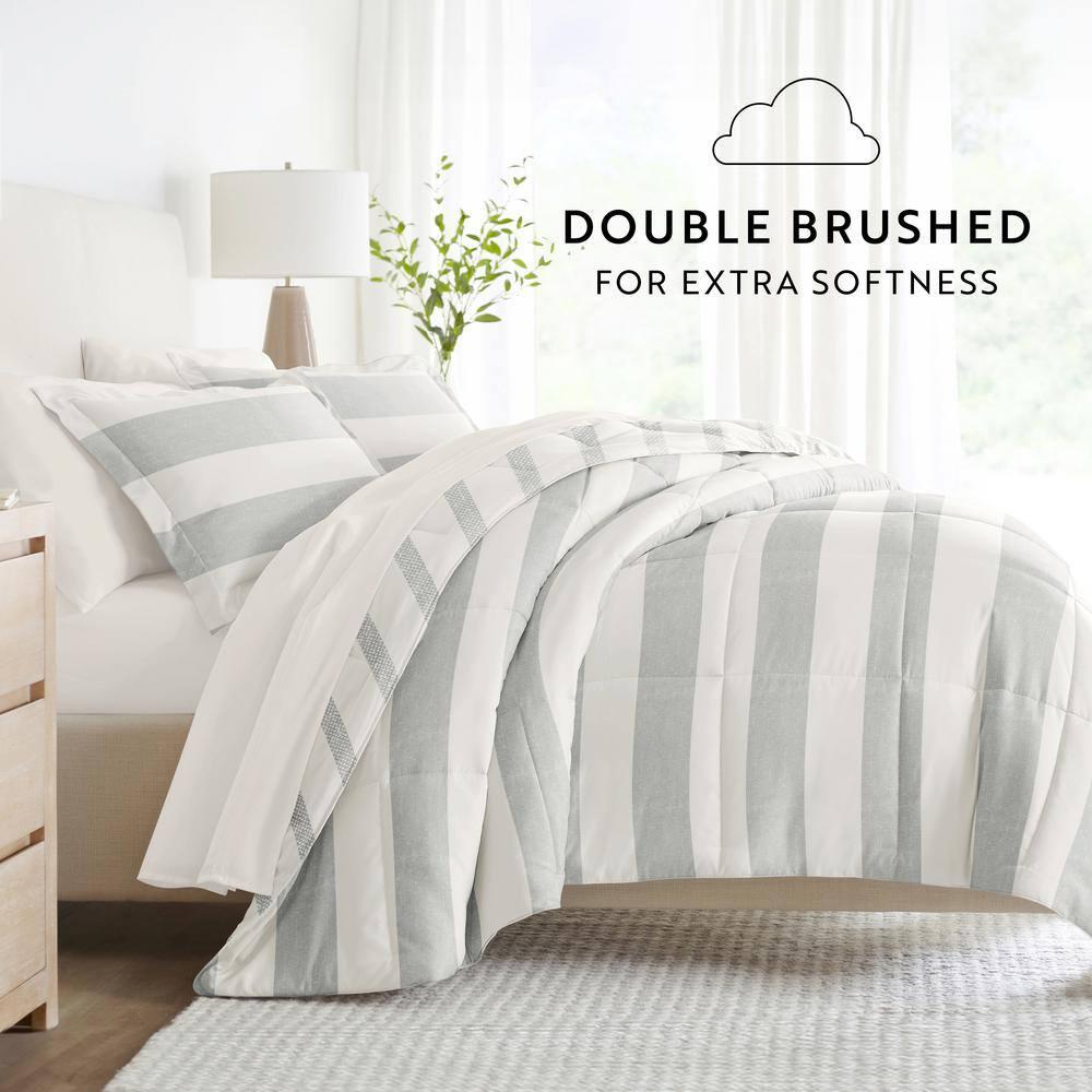 IEnjoy Home 7-Piece Bedding Bundle - Pattern Comforter and Sheet Set