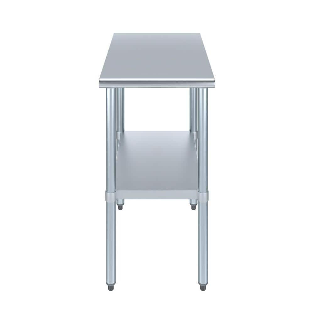 Amgood Stainless Steel Top Workbench