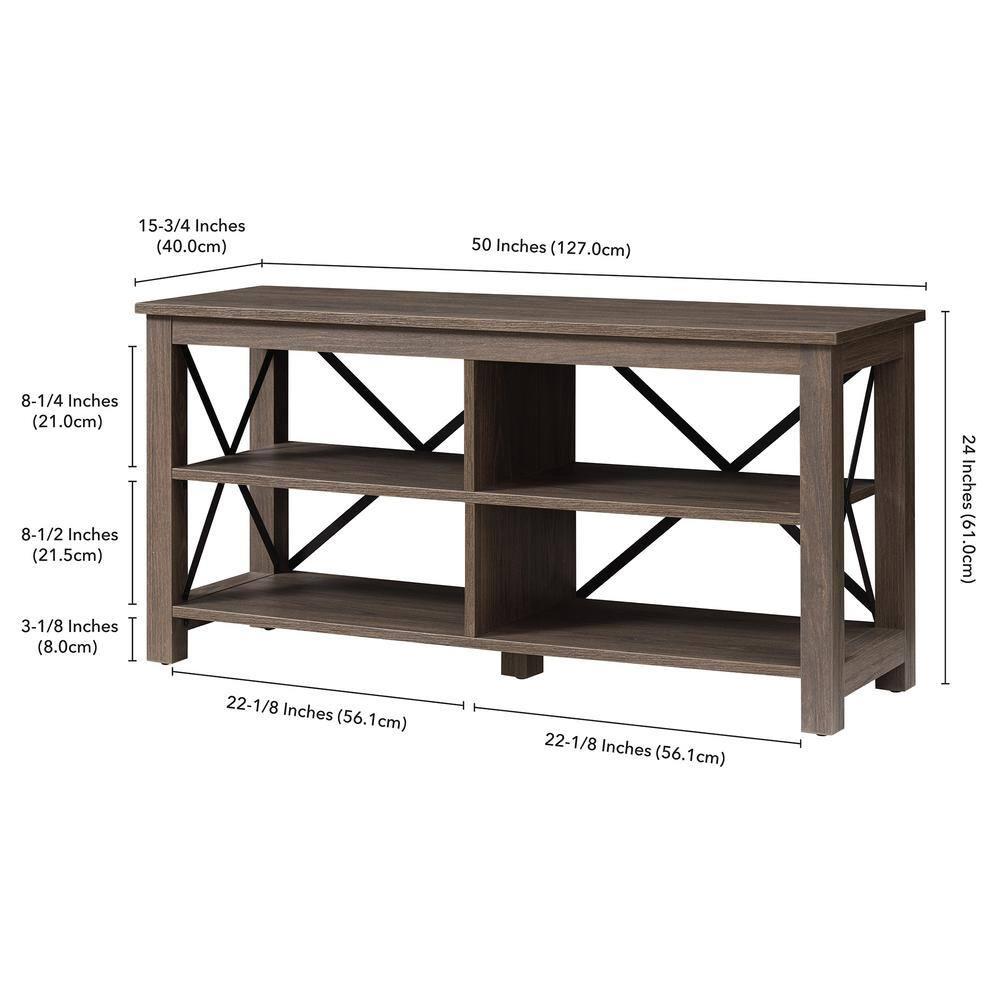 Sawyer 50 in. Alder Brown TV Stand Fits TV's up to 55 in.