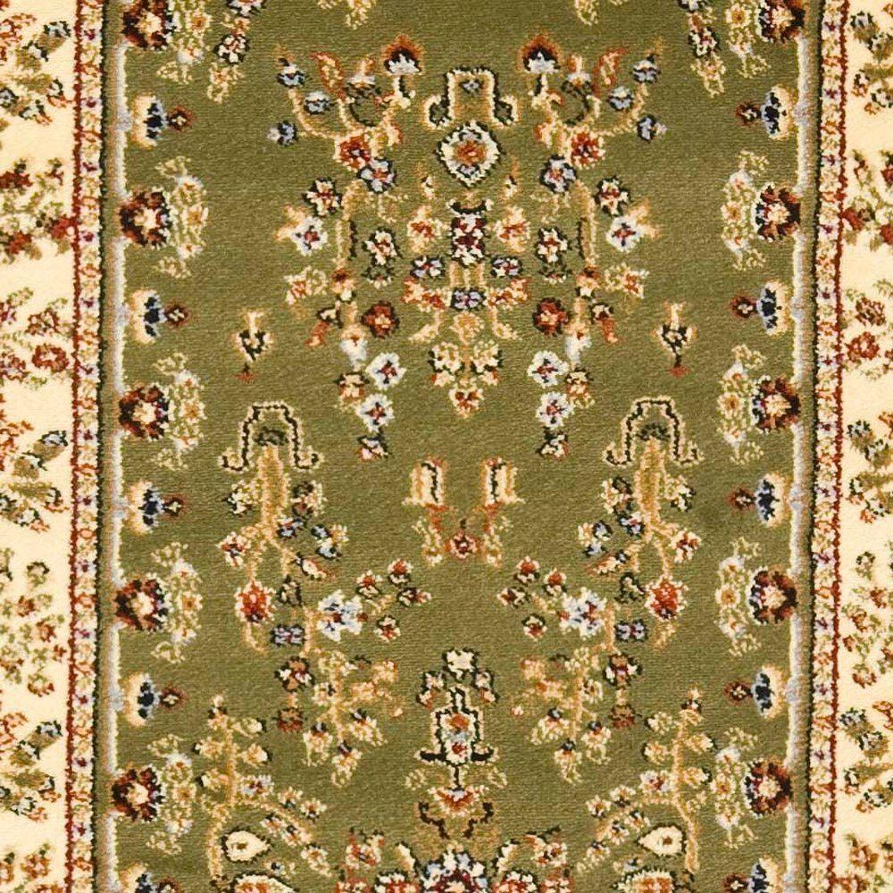 Lyndhurst Sarouk LNH331 Power Loomed Indoor Runner Rug - Sage/Ivory - 2'3"x8' - Safavieh