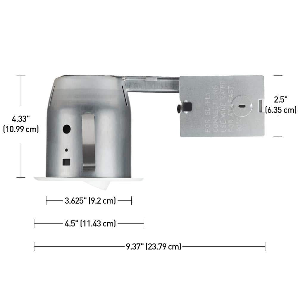 4'' Dimmable IC Rated Recessed Lighting Kit