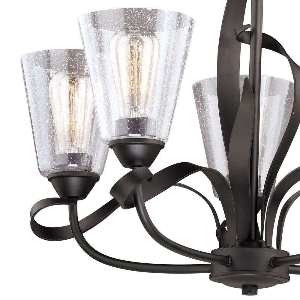 Vaxcel Cinta 5 - Light Chandelier in  Oil Rubbed Bronze