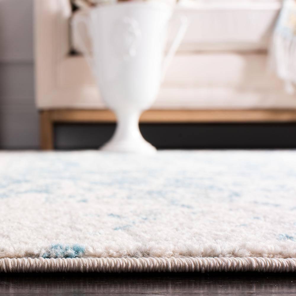 Madison MAD603 Power Loomed Indoor Area Rug - Teal/Ivory - 5'3"x7'6" - Safavieh