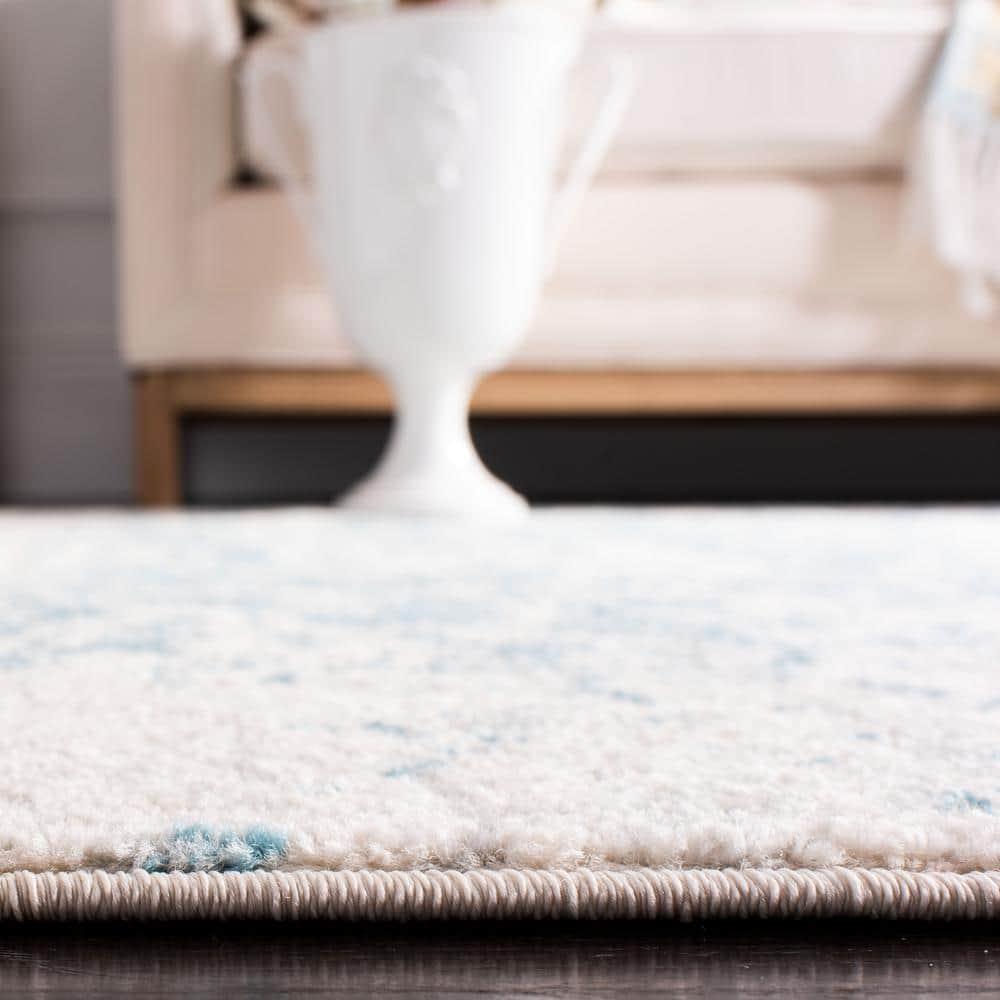 Madison MAD603 Power Loomed Indoor Area Rug - Teal/Ivory - 8'x10' - Safavieh