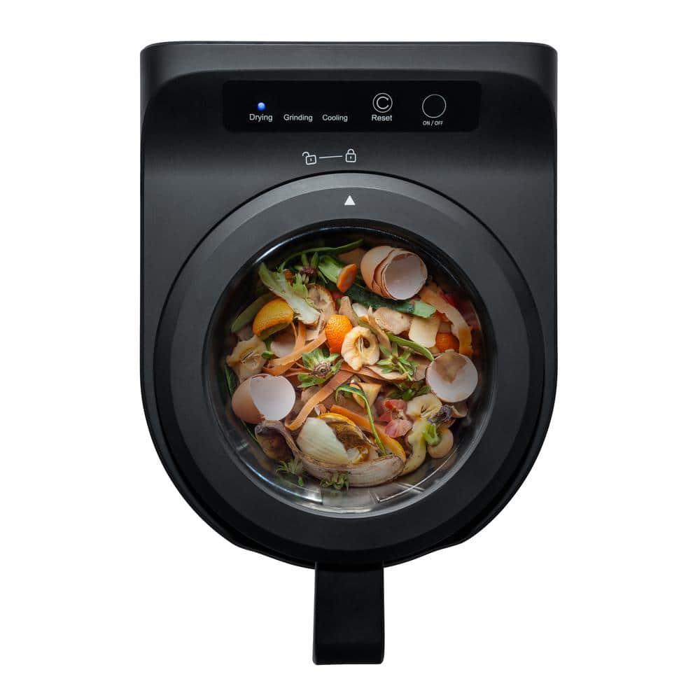 Newair Luma Electric Kitchen Composter 2.5L Capacity Odorless Countertop Compost Bin, Lid Clear-View Window