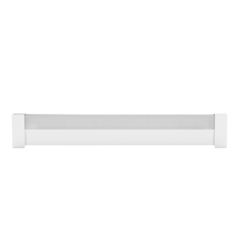 Baseboarders Baseboarders Basic Steel Easy Slip-On Baseboard Heater Cover Coupler - White