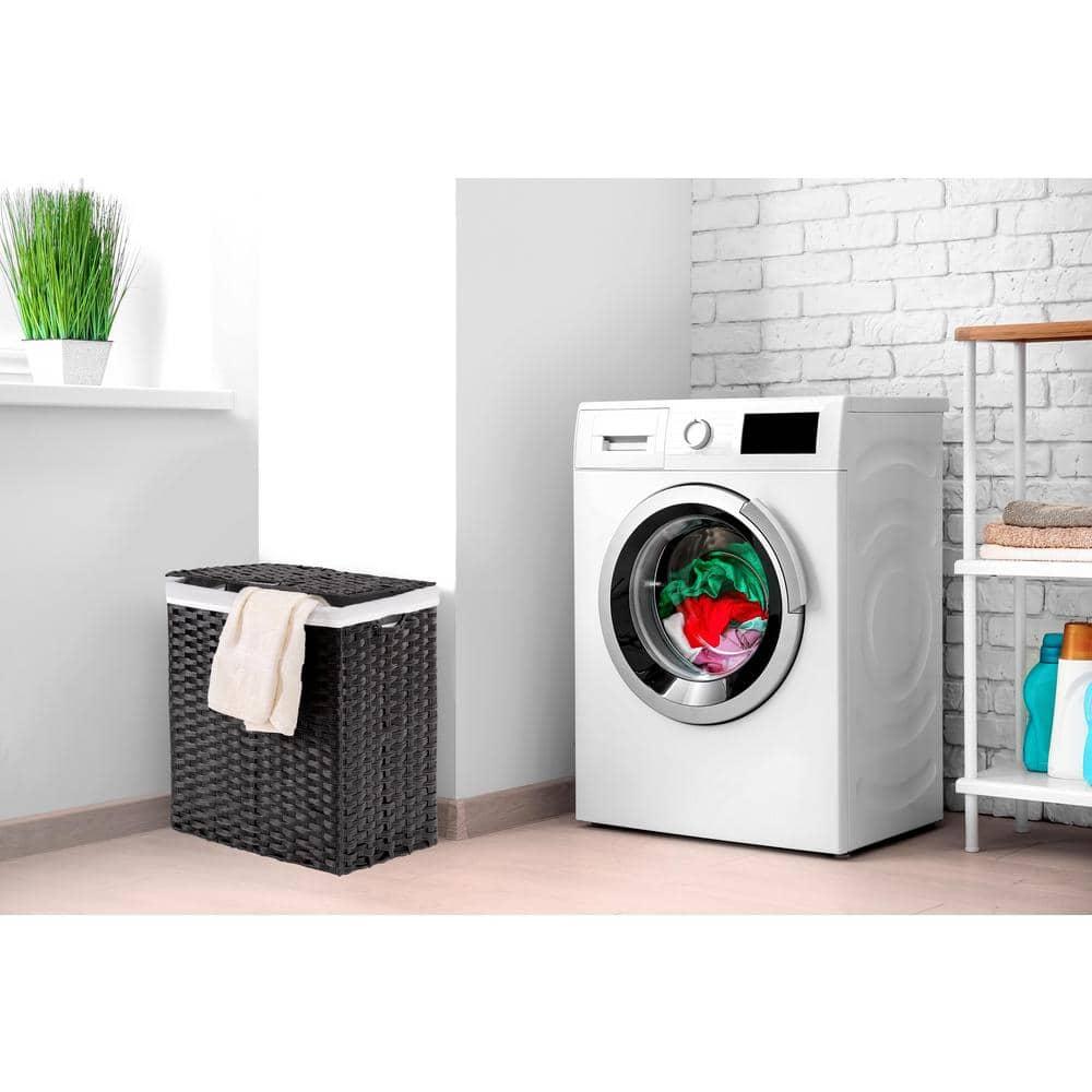 Handwoven Rectangle Laundry Hamper