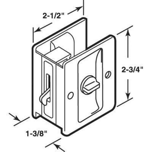 Delaney Hardware Passage Pocket Door Lock
