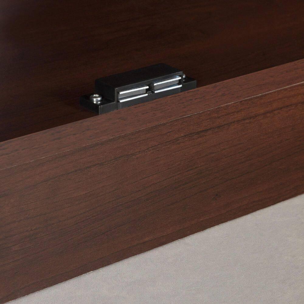 2 Door Morgan Storage Cabinet Royal Cherry - South Shore: Laminated Particleboard, Adjustable Shelves