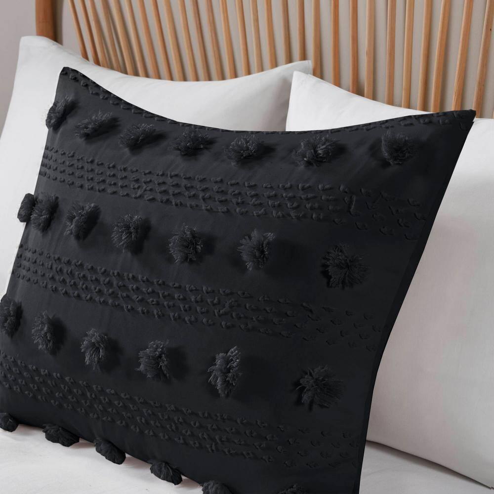 Intelligent Design Clip Jacquard Duvet Cover Set